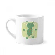 Dıythinker 170 ml Beyaz Evren ve Uzaylı Grafiti Uzaylı Mini Kahve Seramik Kupa