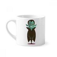 Dıythinker 170 ml Beyaz Fear Halloween Hayalet Mutlu Mini Kahve Seramik Kupa