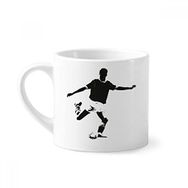 Dıythinker 170 ml Beyaz Fiziksel Eğitim Futbol Shot Mini Kahve Seramik Kupa