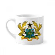 Dıythinker 170 ml Beyaz Gana Afrika Ulusal Amblem Mini Kahve Seramik Kupa