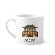 Dıythinker 170 ml Beyaz Geleneksel Japon Kültürel Tapınak Mini Kahve Seramik Kupa