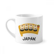 Dıythinker 170 ml Beyaz Geleneksel Japon Sushi seti Mini Kahve Seramik Kupa