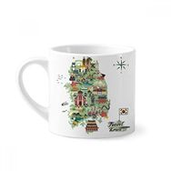 Dıythinker 170 ml Beyaz Güney Kore Mini Kahve Seramik Kupa