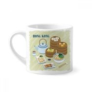 Dıythinker 170 ml Beyaz Hong Kong Tarzı Çin Dim Sum Mini Kahve Seramik Kupa