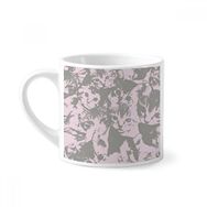 Dıythinker 170 ml Beyaz Kedi Moda Poster Hayvan Hayvan Sevgili Mini Kahve Seramik Kupa