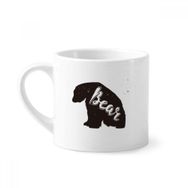 Dıythinker 170 ml Beyaz Kutup Ayısı ve Beyaz Hayvan Mini Kahve Seramik Kupa