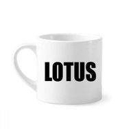Dıythinker 170 ml Beyaz Lotus Sebze Adı Yiyecekler Mini Kahve Seramik Kupa