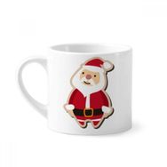 Dıythinker 170 ml Beyaz Noel Baba Çizgi Film Festival Mini Kahve Seramik Kupa