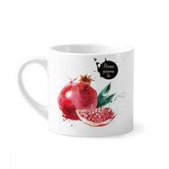 Dıythinker 170 ml Beyaz Pamegranat Meyve Lezzetli Sağlıklı Suluboya Mini Kahve Seramik Kupa
