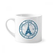 Dıythinker 170 ml Beyaz Paris Fransa Eyfel Kulesi Klasik Country City Mini Kahve Seramik Kupa