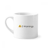 Dıythinker 170 ml Beyaz Programcı Arabirimi No Warnings Mini Kahve Seramik Kupa