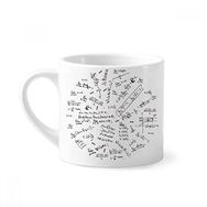 Dıythinker 170 ml Beyaz Seeking Limits Matematiksel Formüller Mini Kahve Seramik Kupa
