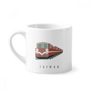 Dıythinker 170 ml Beyaz Seyahat Tayvan Tren Mini Kahve Seramik Kupa