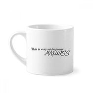 Dıythinker 170 ml Beyaz Shakespeare Yaz Yarısı Çılgınlık Mini Kahve Seramik Kupa