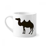 Dıythinker 170 ml Beyaz Siyah Deve Sevimli Hayvan Portrayal Mini Kahve Seramik Kupa