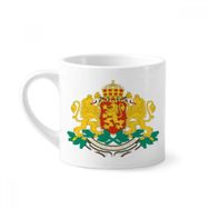 Dıythinker 170 ml Beyaz Sofia Bulgaristan Ulusal Amblem Mini Kahve Seramik Kupa