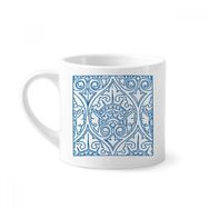 Dıythinker 170 ml Beyaz Talavera Dekoratif İlustrasyon Desenli Mini Kahve Seramik Kupa