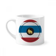 Dıythinker 170 ml Beyaz Tayland Tayland'da Üretilmiştir Fil Kalkanı Mini Kahve Seramik Kupa