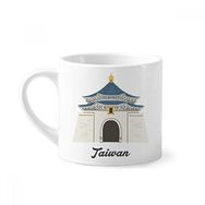 Dıythinker 170 ml Beyaz Tayvan Seyahat Chiang Kai-shek Anma Salonu Mini Kahve Seramik Kupa