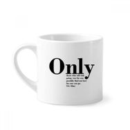 Dıythinker 170 ml İlham Verici Alıntı About Life By T.s. Eliot Mini Beyaz Çömlek Seramik Saplı Kupa