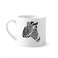 Dıythinker 170 ml Özelliği Zebra Kafasırengi Hayvan Mini Beyaz Çömlekçilik Seramik Saplı Kupa