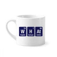Dıythinker 170 ml What Chemical Element Science Mini Beyaz Çömlekçilik Seramik Saplı Kupa