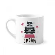 Dıythinker 170 ml Yerel Japon Seyahat Kültürü İnşaat Mini Beyaz Çömlek Seramik Saplı Kupa