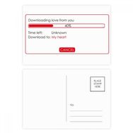 Dıythinker 20 Adet 14x9 cm Renkli Programcı Aşkınızı İndirin Kartpostal Seti