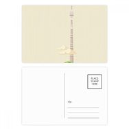 Dıythinker 20 Adet 14x9 cm Renkli Rusya İllüstrasyon Simgesi Ulusal Sembollü Kartpostal Seti