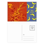 Dıythinker 20 Adet 14x9 cm Renkli Tablo Japon Kültürü Altın Muz Kartpostal Seti