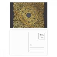 Dıythinker 20 Adet 14x9 cm Renkli Tayland Gümrük Kültürü Altın Folyo Kartpostal Seti
