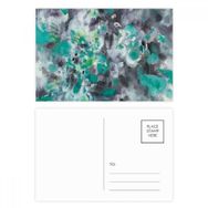 Dıythinker 20 Adet 14x9 cm Renkli Yeşil Yağlı Boya Resim Sanatı Natürmort Çiçek Kartpostal Seti