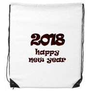 Dıythinker 2018 Happy New Year Güzel Yazı Tipi İpli Sırt Çantası