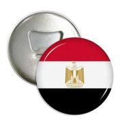 Dıythinker 3 Adet Mısır Ulusal Bayrağı Afrika Ülke Yuvarlak Şişe Açacağı Buzdolabı Mıknatıs Pimleri Rozet Düğme
