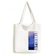 Dıythinker 33x40 Cm Erkek Deniz Anası Deniz Organizması Tropik Deniz Kanvas El Çantası