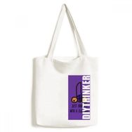 Dıythinker 33x40 Cm Erkek Patlıcan İle Just Oranges Komik Çizim Tote Kanvas El Çantası