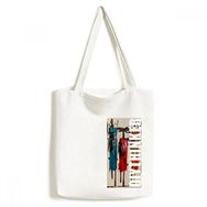 Dıythinker 33x40 Cm Erkek Soyut Sanat Afrika Siyah Savaşçı Tote Kanvas El Çantası