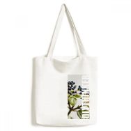 Dıythinker 33x40 Cm Erkek Yaprak Bitki Resmi Beyaz Simpol Doğa Tote Kanvas El Çantası
