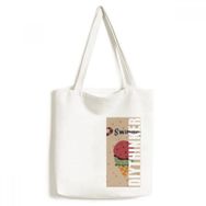 Dıythinker 33x40 Cm Erkek Yaz Yüzme Yüzme Yüzme Tatlı Dondurma Tote Kanvas El Çantası