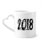 Dıythinker 340 ml 2018 Melt Effect Happy New Year Kahve Kupası