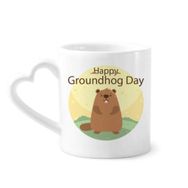 Dıythinker 340 ml ABD ve Kanada Groundhog Günü Şubat Kahve Kupası
