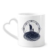 Dıythinker 340 ml Aile Yıldızları Geometri Sanat Desenli Kahve Kupası