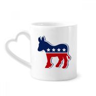 Dıythinker 340 ml Amerika Eşek Amblemi Demokrat Parti Kahve Kupası