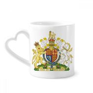Dıythinker 340 ml Aslan Tek Boynuzlu At Tacı Britanya Ulusal Amblem UK Kahve Kupası