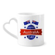 Dıythinker 340 ml Avustralya Happy Australia Day Flag Kahve Kupası
