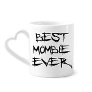 Dıythinker 340 ml Best Mombie Ever Kelimeler Aile Bless Kahve Kupası