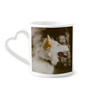 Dıythinker 340 ml Beyaz Köpek Evcil Hayvan Fotoğraf Kahve Kupası