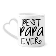 Dıythinker 340 ml Bless Father Best Papa Ever Kelimeler Kahve Kupası