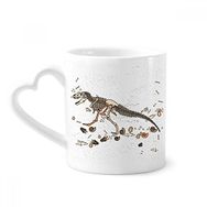 Dıythinker 340 ml Bones Kemik Minyatür Dinozor Kahve Kupası