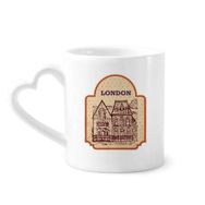 Dıythinker 340 ml Building Sketch UK Londra Damga Kahve Kupası